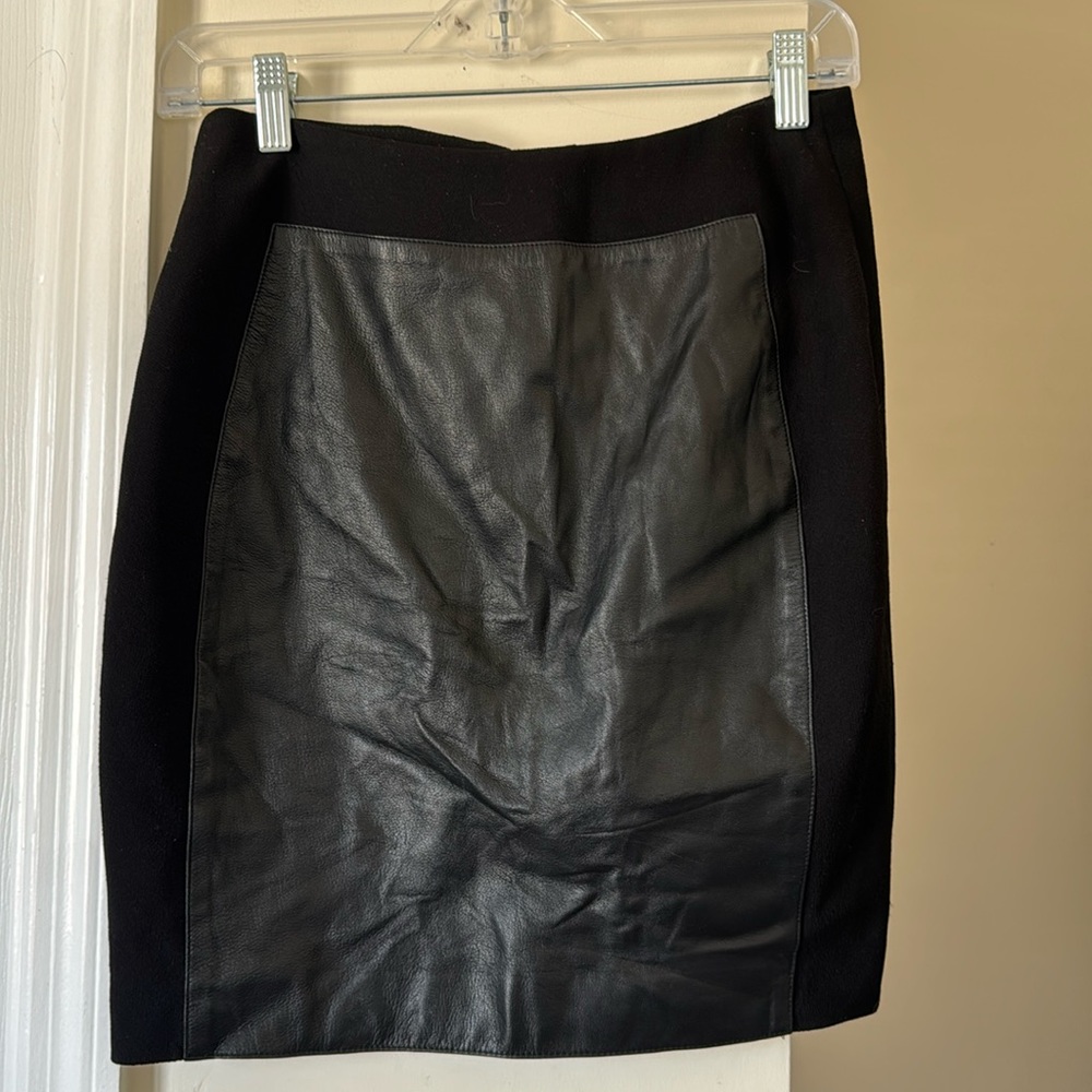 Ramy brook leather skirt